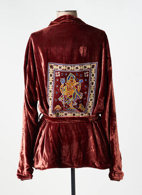 Jachete kimono mâneci lungi maro V.DE.VINSTER femme