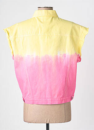 Jachete casual guler de bluză galben LOVE AND LET DYE femeie