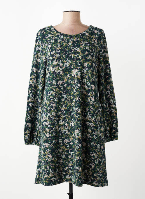 Rochie midi imprimeu fantezie mâneci lungi verde LILY & ME femme