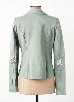 Jachete casual guler de bluză verde deschis LACOMY femeie