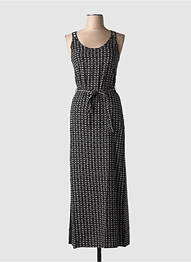 Rochie lungă fără mâneci fără mâneci negru COTON DU MONDE femme
