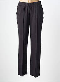 Pantalon drept elasticitate mărime normală negru SUZA femme