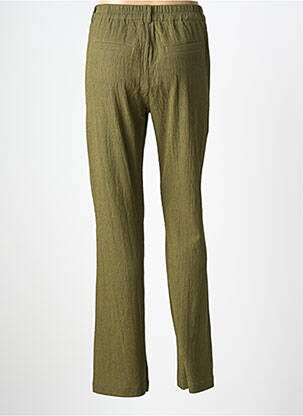 Pantalon drept elasticitate mărime normală verde SUZA femeie