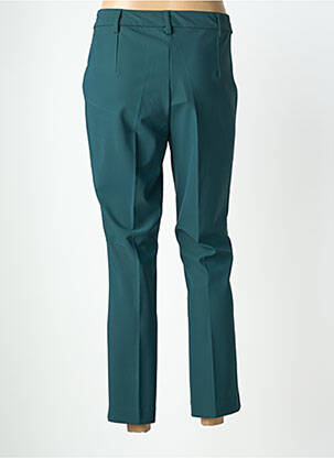 Pantalon 7/8 închidere cu fermoar sub clapetă cu cârlig verde SUZA femeie