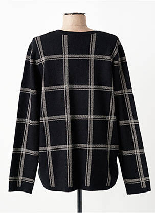 Pulover elasticitate mâneci lungi negru BRANDTEX bărbat