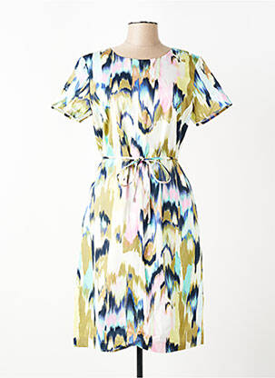 Rochie midi imprimeu fantezie mâneci scurte verde GERRY WEBER femeie
