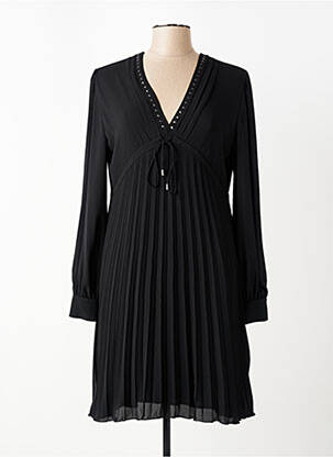 Rochie midi mâneci lungi mâneci lungi negru LUI JO femeie
