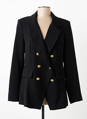 Sacou buzunare negru HIPPOCAMPE femeie