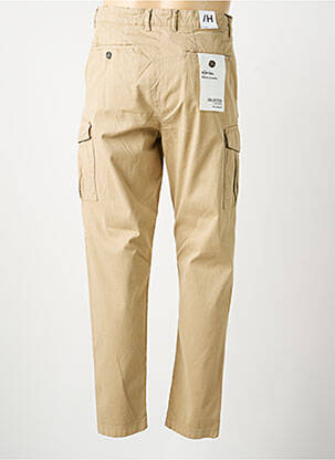 Pantalon chino elasticitate mărime normală bej SELECTED bărbat