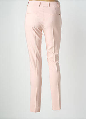 Pantalon slim țesătură poplin mărime normală roz KOCCA femeie