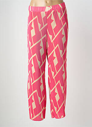 Pantalon drept talie elastică mărime normală roz GERRY WEBER femeie