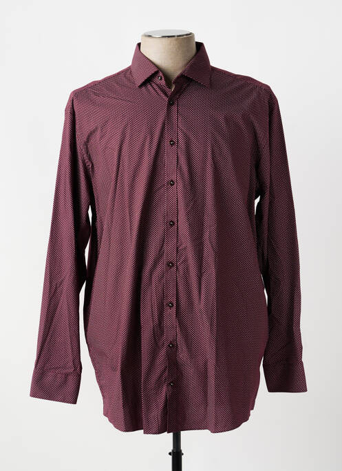 Cămașă cu mâneci lungi imprimeu fantezie violet VENTI homme