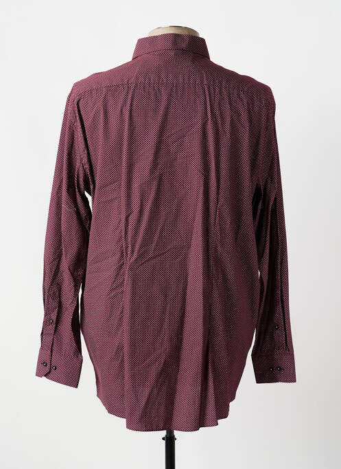Cămașă cu mâneci lungi imprimeu fantezie violet VENTI homme