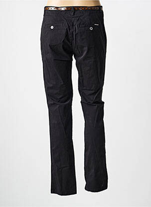 Pantalon chino țesătură poplin mărime normală negru VOODOO femeie