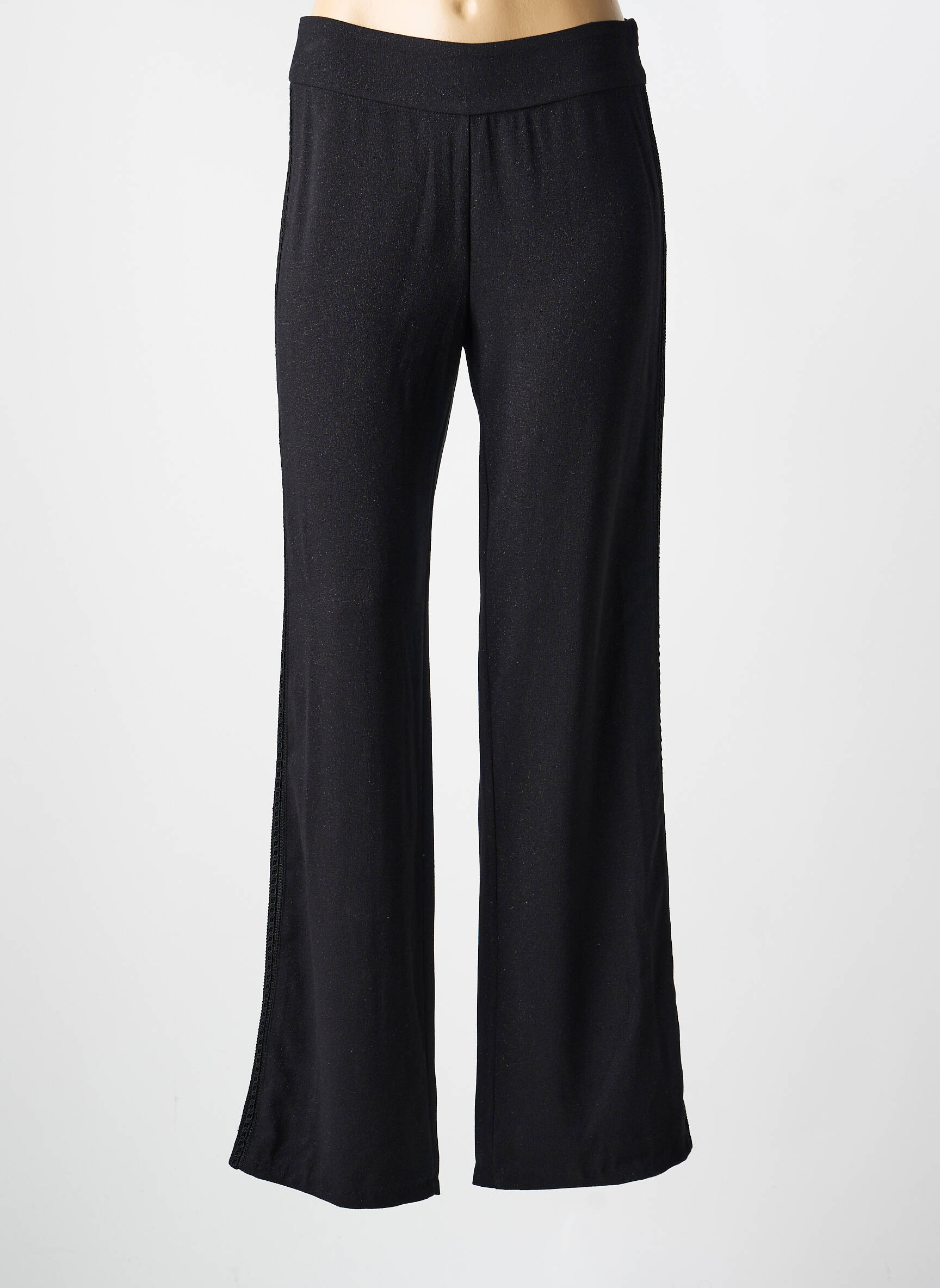 Pantalon drept mărime normală mărime normală negru VOODOO femeie