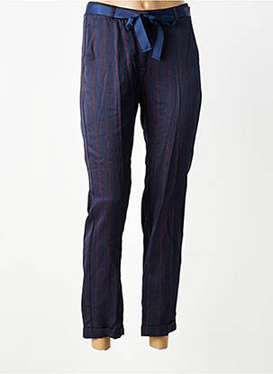 Pantalon 7/8 elasticitate talie joasă albastru VOODOO femeie