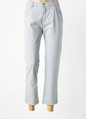 Pantalon 7/8 elasticitate mărime normală gri BRUNO SAINT HILAIRE femeie