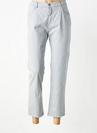 Pantalon 7/8 elasticitate mărime normală gri BRUNO SAINT HILAIRE femme