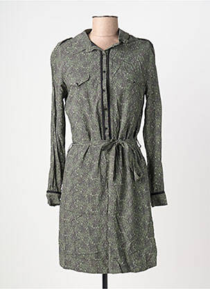 Rochie scurtă mâneci lungi mâneci lungi verde VOODOO femeie