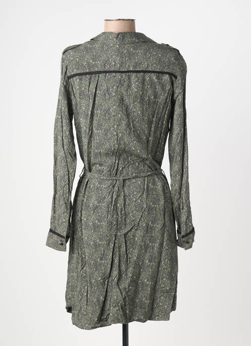 Rochie scurtă mâneci lungi mâneci lungi verde VOODOO femme