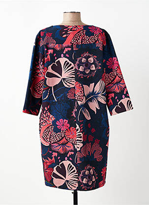 Rochie scurtă mâneci 3/4 mâneci 3/4 albastru VOODOO femeie