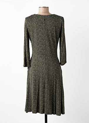 Rochie midi mâneci lungi mâneci lungi verde VOODOO femeie