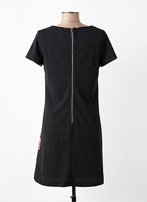 Rochie scurtă închidere cu fermoar la spate mâneci scurte negru VOODOO femeie