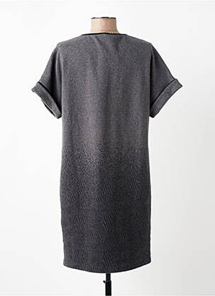 Rochie scurtă mâneci scurte mâneci scurte gri VOODOO femeie
