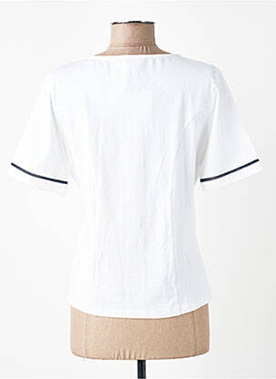 Tricou elasticitate mâneci scurte albastru AURA BY FIGURE LIBRE femeie