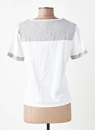 Tricou elasticitate mâneci scurte gri AURA BY FIGURE LIBRE femeie