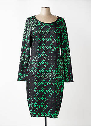 Rochie midi mâneci lungi mâneci lungi negru EROKE femeie