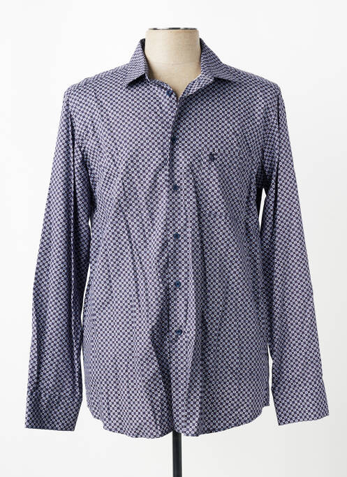 Cămașă cu mâneci lungi croială cambrată violet BANDE ORIGINALE homme