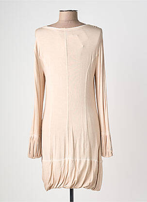 Rochie midi mâneci lungi mâneci lungi bej ELISA CAVALETTI femeie