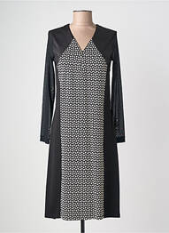 Rochie midi mâneci lungi mâneci lungi negru JUMFIL femme