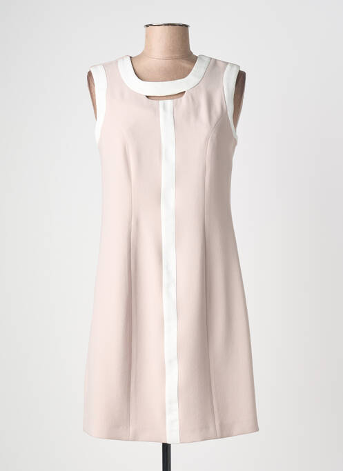 Rochie scurtă fără mâneci fără mâneci bej JUMFIL femme