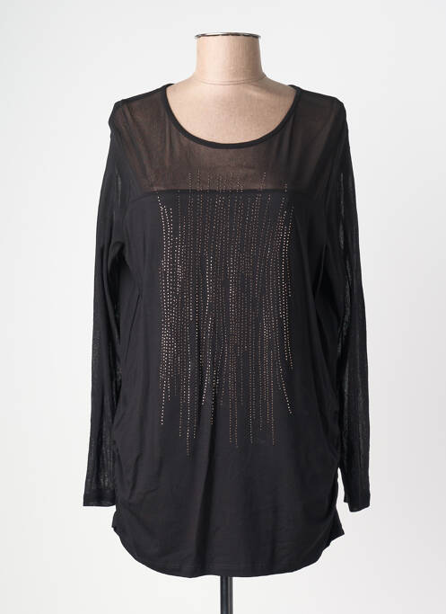 Tricou mâneci lungi mâneci lungi negru BIANCA femme