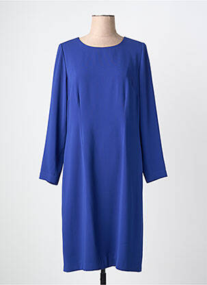 Rochie midi mâneci lungi mâneci lungi albastru JUMFIL femeie