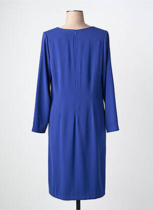 Rochie midi mâneci lungi mâneci lungi albastru JUMFIL femeie