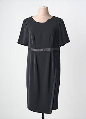 Rochie midi mâneci scurte mâneci scurte negru JUMFIL femeie