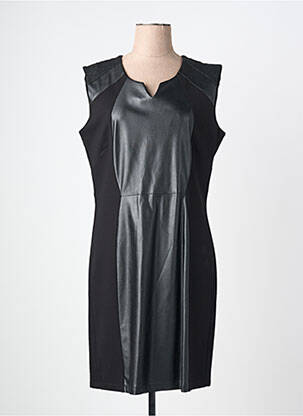 Rochie midi fără mâneci fără mâneci negru JUMFIL femeie