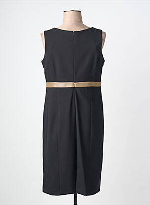 Rochie midi fără mâneci fără mâneci negru JUMFIL femeie