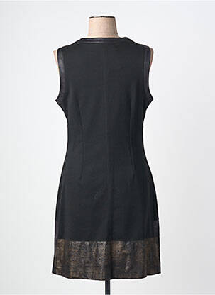 Rochie midi fără mâneci fără mâneci negru JUMFIL femeie
