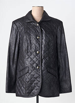 Jachete casual guler tip costum negru JUMFIL femeie