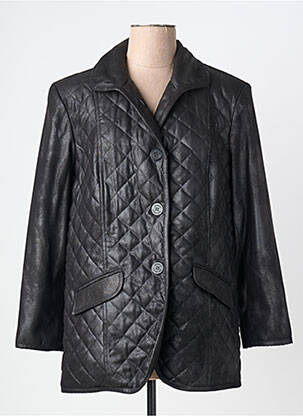 Jachete casual guler tip costum negru JUMFIL femeie