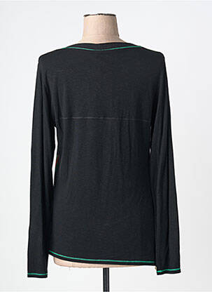 Tricou mâneci lungi mâneci lungi negru KALI OREA femeie