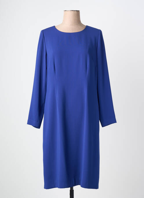 Rochie midi mâneci lungi mâneci lungi albastru JUMFIL femme