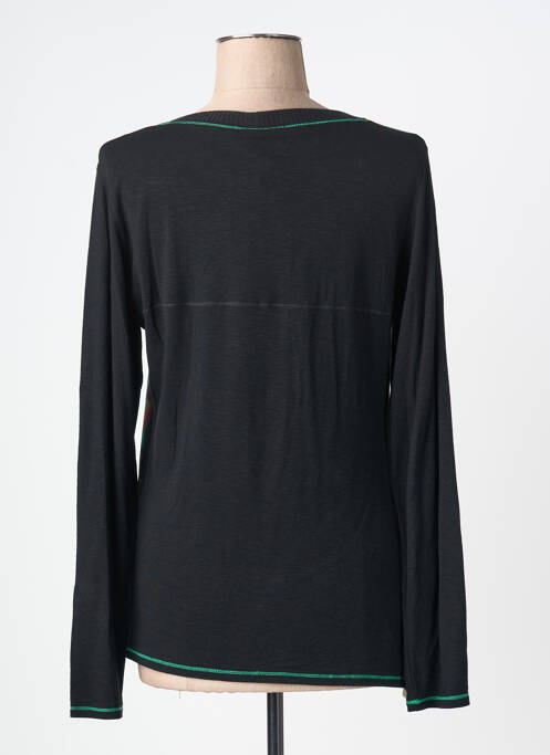 Tricou mâneci lungi mâneci lungi negru KALI OREA femme
