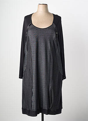 Rochie midi mâneci lungi mâneci lungi gri FRED SABATIER femeie