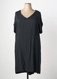Rochie midi mâneci scurte mâneci scurte negru QUATTRO femme