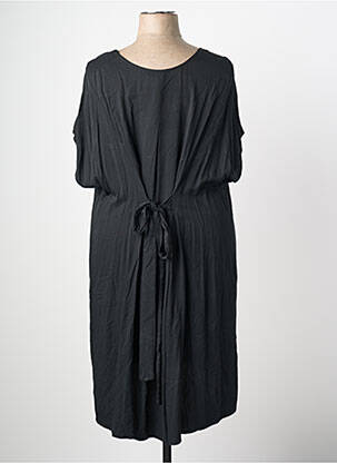 Rochie midi mâneci scurte mâneci scurte negru QUATTRO femeie
